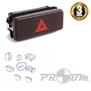 Interruptor 4 Piscas BMW E36,E34,E32,E30,Z1,Z3
