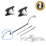 Kit 10 Molas Embaladeiras/Abas Roda BMW E38,F25,F26