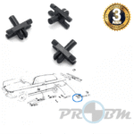 Kit 10 Molas Friso Cromado BMW E3,E10,E21