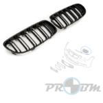 Kit Grelhas Frontal E90,E91,E92,E93 LCI Preto Brilhante